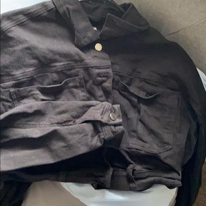 Fashion nova crop jean jacket